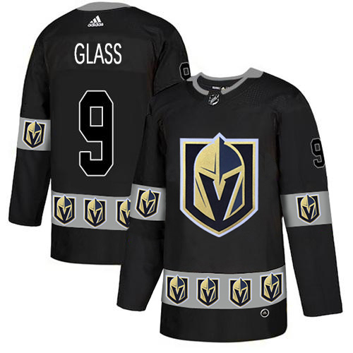 Men Adidas Golden Knights 9 Cody Glass Black Authentic Team Logo Fashion Stitched NHL Jersey